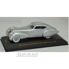 054MUS-IX DELAGE D8 120-S POURTOUT AERO Coupe 1937 Silver